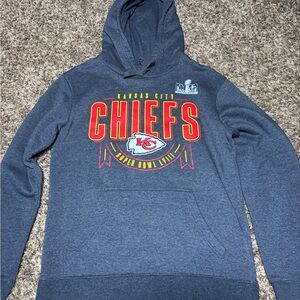 Fanatics Gray Kansas City Chiefs Super Bowl LVIII Hoodie